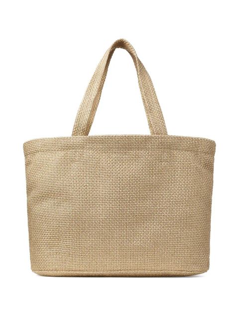 Jimmy Choo logo-embroidered tote bag - Brown - zdjęcie produktu nr 2