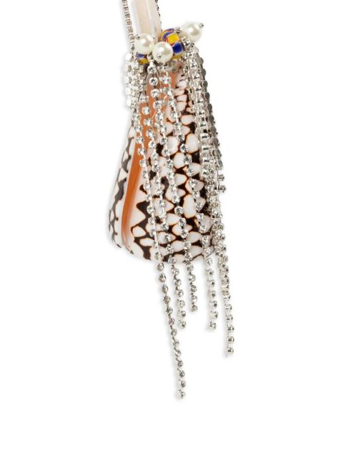 DRIES VAN NOTEN embellished pendant necklace - Silver