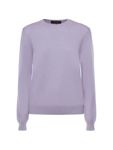 Loro Piana crew-neck sweater - Purple - zdjęcie produktu nr 1