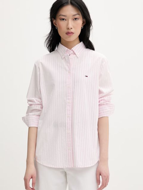 Tommy Jeans koszula damska bawełniana - zdjęcie produktu nr 1