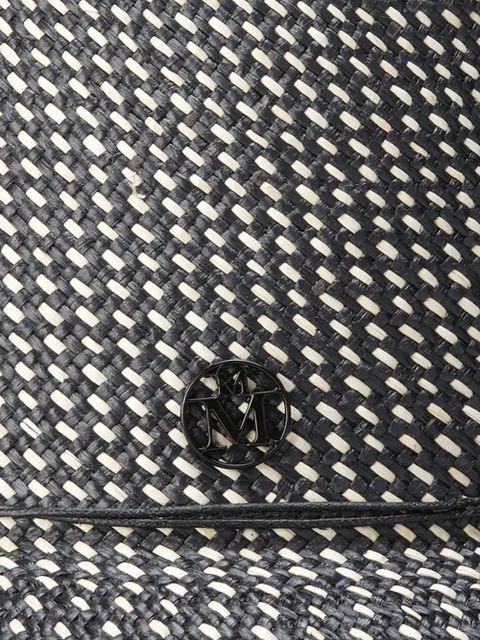 Maison Michel Candice fringed hat - Black - zdjęcie produktu nr 2