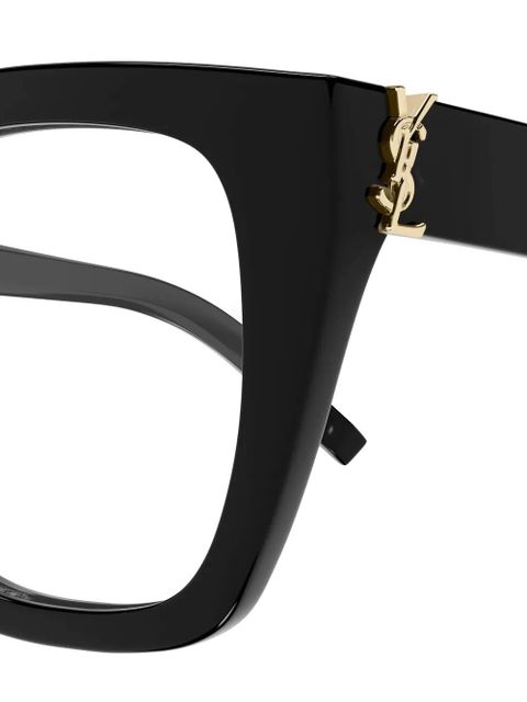 Saint Laurent Eyewear square glasses - Black