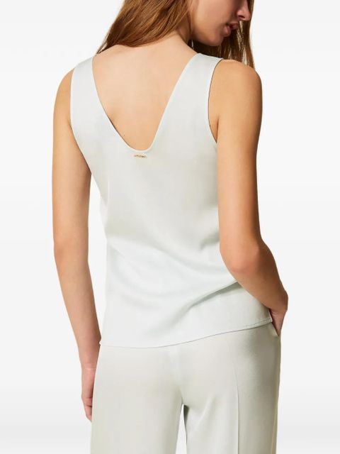 TWINSET logo-detail top - Green