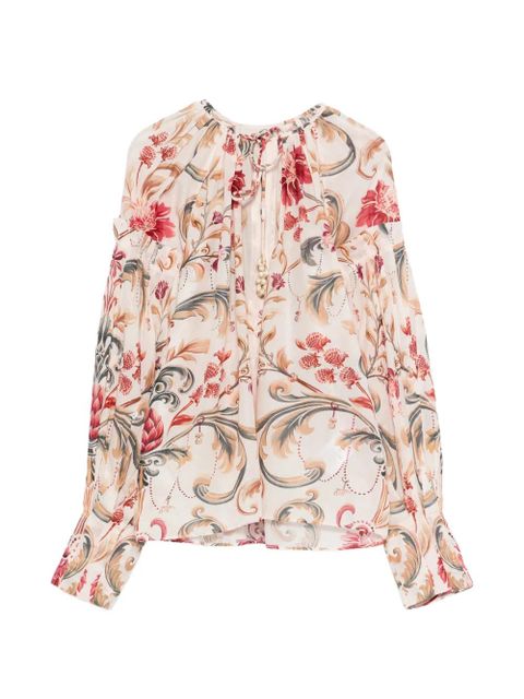 FARM Rio floral blouse - Neutrals - zdjęcie produktu nr 1