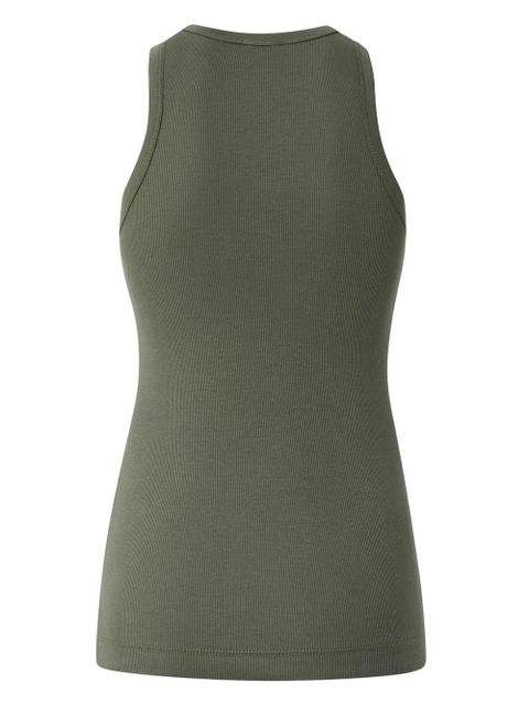 PINKO logo-embroidered tank top - Green - zdjęcie produktu nr 2