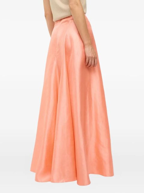 STAUD Vinxenzo silk maxi skirt - Pink - zdjęcie produktu nr 2