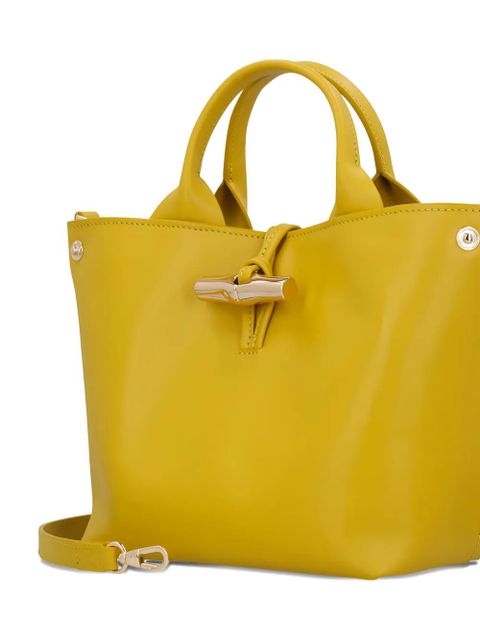 Longchamp small Roseau tote bag - Yellow - zdjęcie produktu nr 2