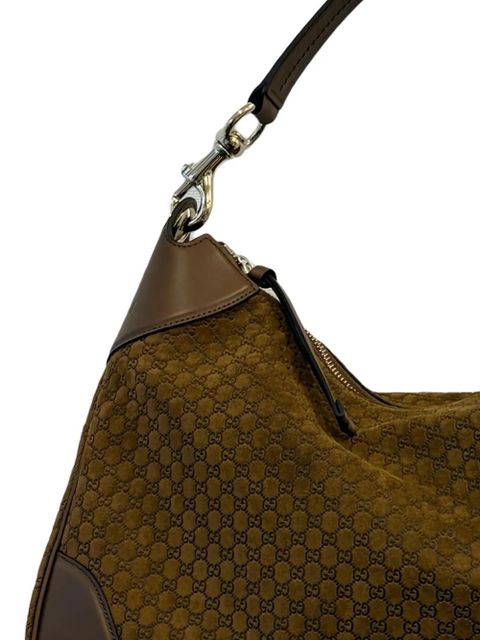 Gucci medium Gucci B monogram shoulder bag - Brown - zdjęcie produktu nr 2