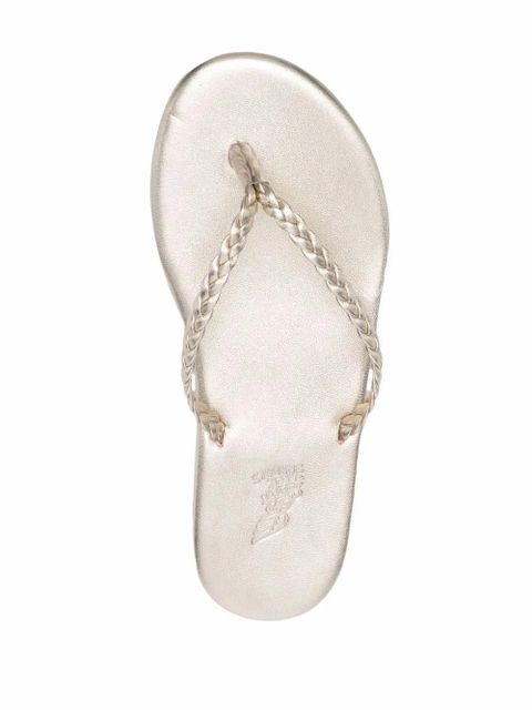 Ancient Greek Sandals Plage braided-strap flip-flops - Yellow - zdjęcie produktu nr 2