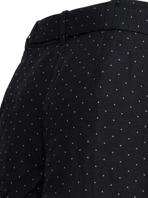 ZIMMERMANN polka-dot belted trousers - Black - zdjęcie produktu nr 2