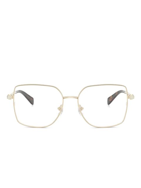 Michael Kors embellished square-frame glasses - Gold - zdjęcie produktu nr 1