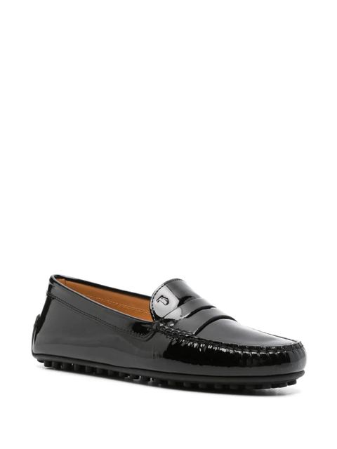 Tod's penny slot patent-leather loafers - Black - zdjęcie produktu nr 2