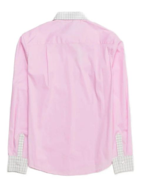 Gimaguas Agusta checked-cuff shirt - Pink - zdjęcie produktu nr 2