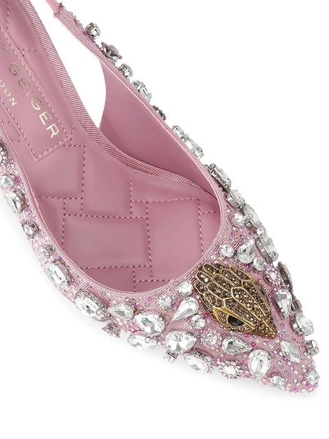 Kurt Geiger London szpilki Belgravia C High Sling kolor różowy 5385853609 - zdjęcie produktu nr 2