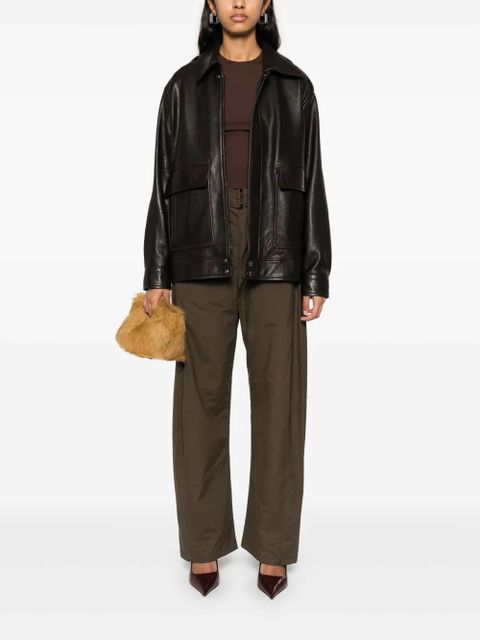 Magda Butrym belted trousers - Brown - zdjęcie produktu nr 2