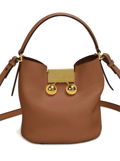 Marni Trunkaroo bucket bag - Brown