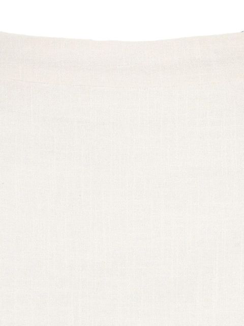 ISABEL MARANT eyelet-detail mini skirt - White