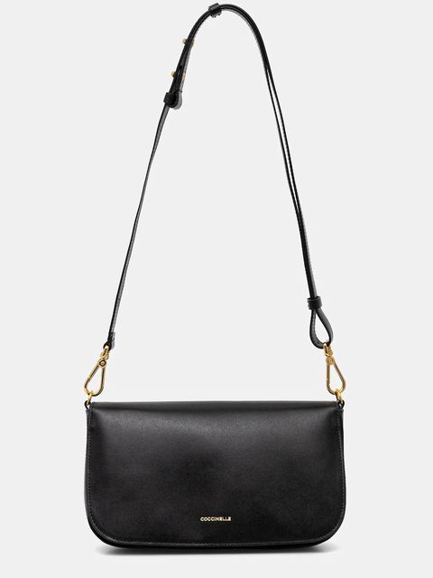 Coccinelle torebka skórzana C-ME CALF&MARB kolor czarny E1 U4G 12 03 01