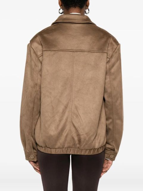 The Frankie Shop Hester button-fastening pocket jacket - Brown