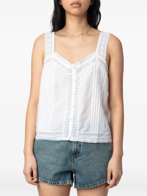 Zadig&Voltaire Celite tank top - White