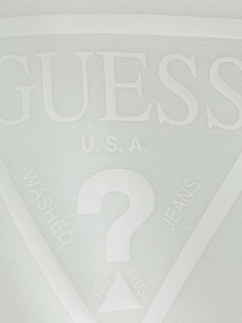 Guess bluza ALLIE damska kolor beżowy z kapturem z nadrukiem V3RQ11 K7UW2
