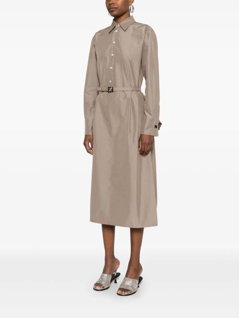 FENDI poplin shirt dress - Brown - zdjęcie produktu nr 2