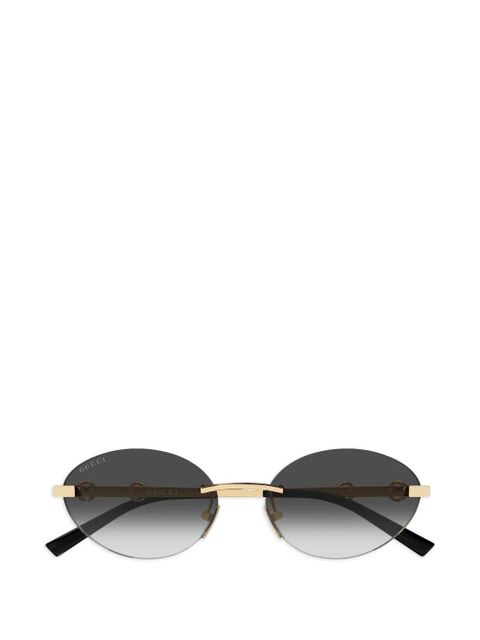 Gucci Eyewear round-frame sunglasses - Gold - zdjęcie produktu nr 1