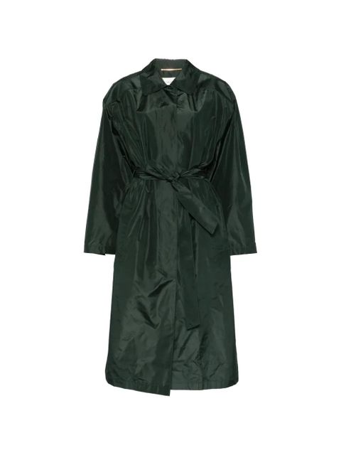 Saint Laurent tie-belt trench coat - Green - zdjęcie produktu nr 1
