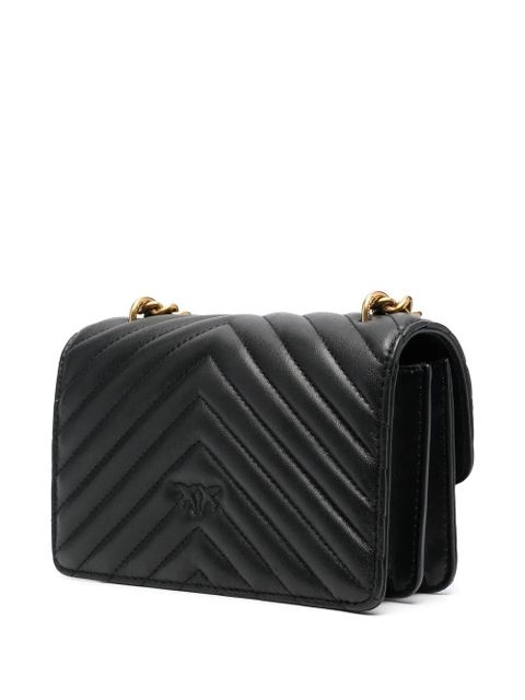 PINKO Lovebird quilted shoulder bag - Black