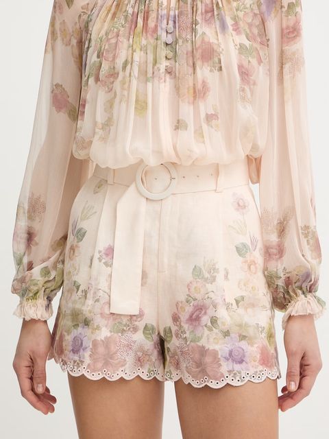 Twinset szorty damskie lniane - zdjęcie produktu nr 1