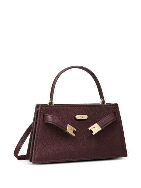 Tory Burch mini Lee Radziwill pebble tote bag - Red