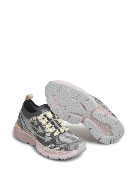 Off-White W-Be Right Back Knit-001 lace-up sneakers - Grey