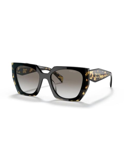 Prada Eyewear tortoiseshell-effect square sunglasses - Black - zdjęcie produktu nr 2
