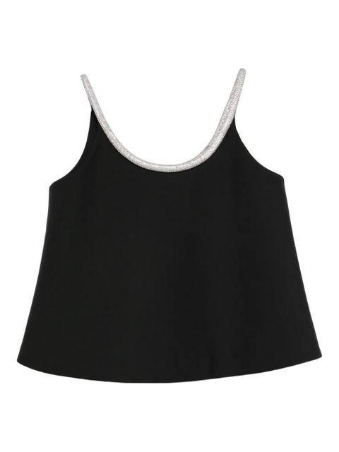 Róhe A-line appliqué-detail top - Black - zdjęcie produktu nr 1