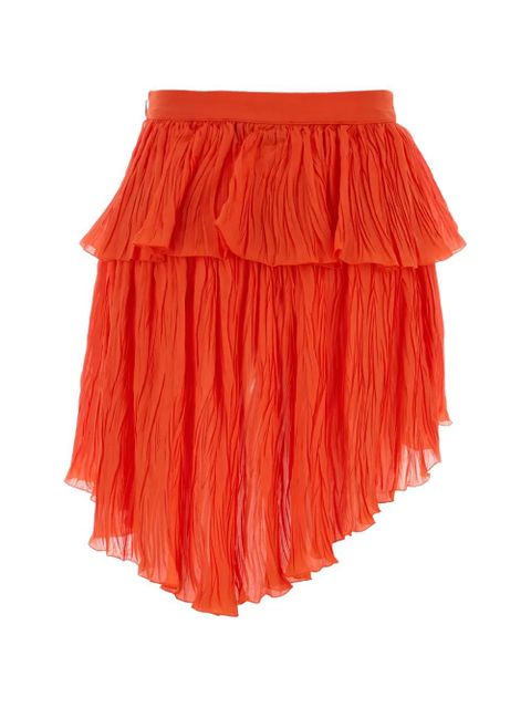 Blumarine tiered mini skirt - Orange - zdjęcie produktu nr 2