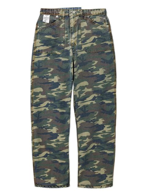 RE/DONE patch-pocket trousers - Blue