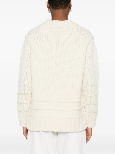 Moncler v-neck sweater - Neutrals - zdjęcie produktu nr 2