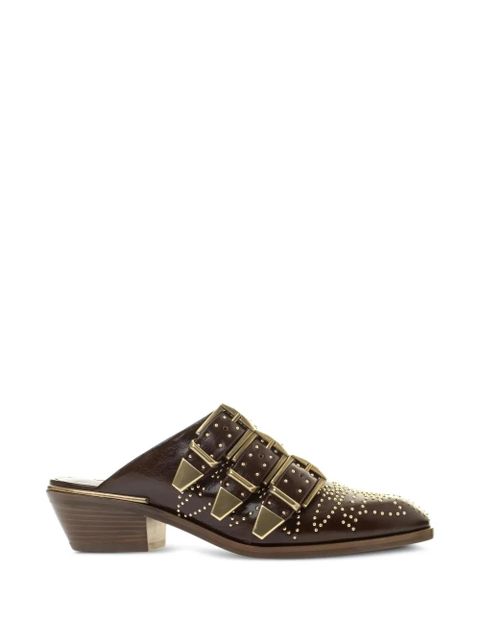 Chloé Susan studded sandals - Brown - zdjęcie produktu nr 1