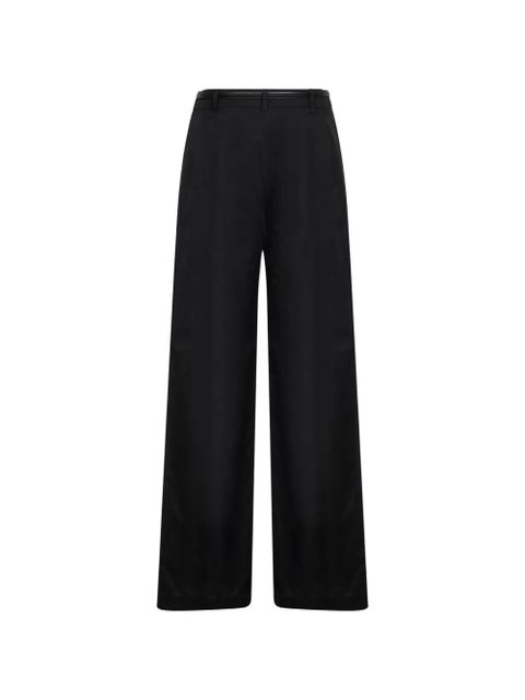 Max Mara belted wide-leg trousers - Black - zdjęcie produktu nr 2