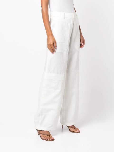 Cult Gaia Wynn wide-leg trousers - White