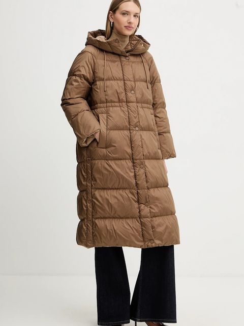 Weekend Max Mara kurtka puchowa dwustronna NOVAK kolor brązowy zimowa 2525496082600 - zdjęcie produktu nr 1