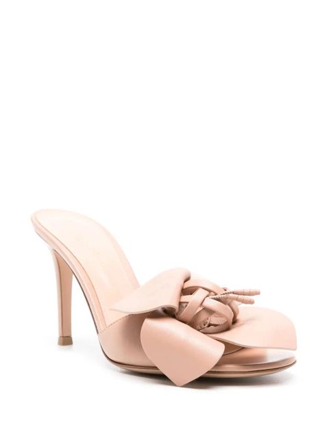 Gianvito Rossi Lucilla 85mm leather sandals - Neutrals