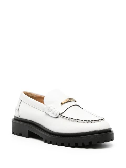 ISABEL MARANT Frezza leather loafers - White - zdjęcie produktu nr 2