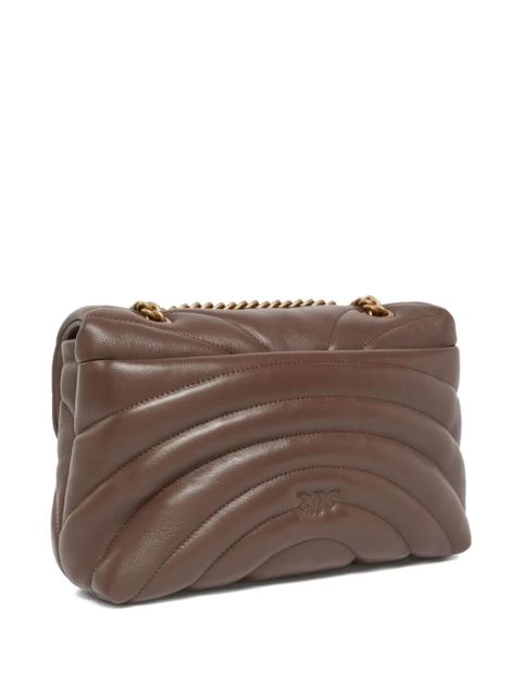 PINKO quilted birds shoulder bag - Brown - zdjęcie produktu nr 2