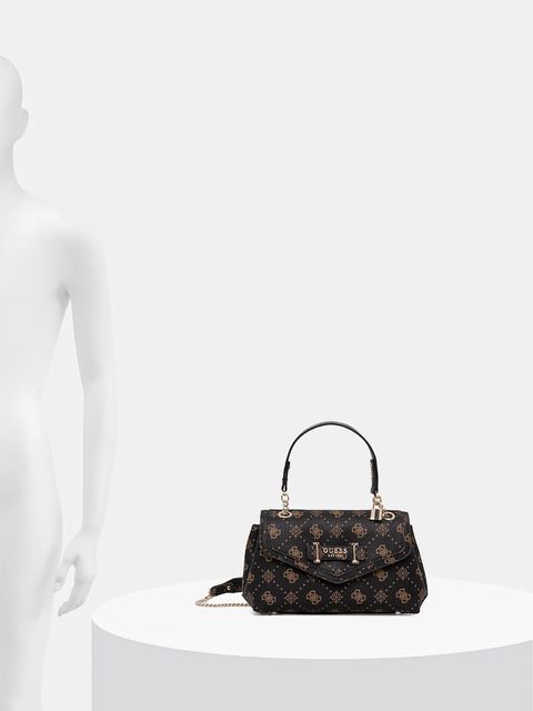 Guess torebka SILIA kolor brązowy HWGP98 90210