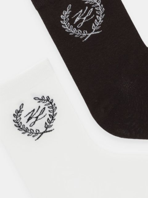 Karl Lagerfeld skarpetki HOTEL KARL 2-pack kolor beżowy B1W47034 - zdjęcie produktu nr 2