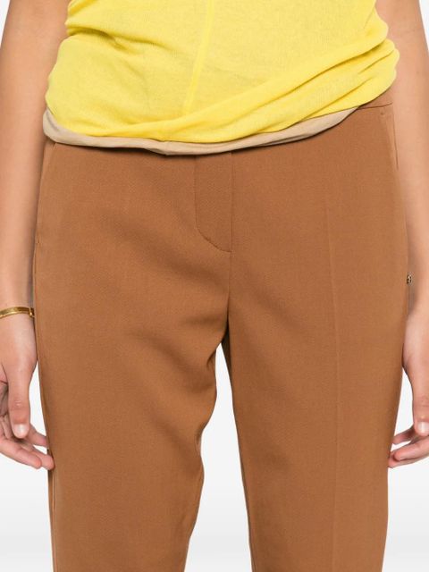 Sportmax slit trousers - Brown