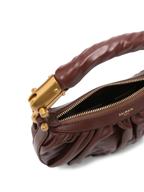 Balmain mini Ébène tote bag - Brown