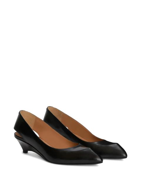 Jil Sander pointed-toe slingback pumps - Black - zdjęcie produktu nr 2