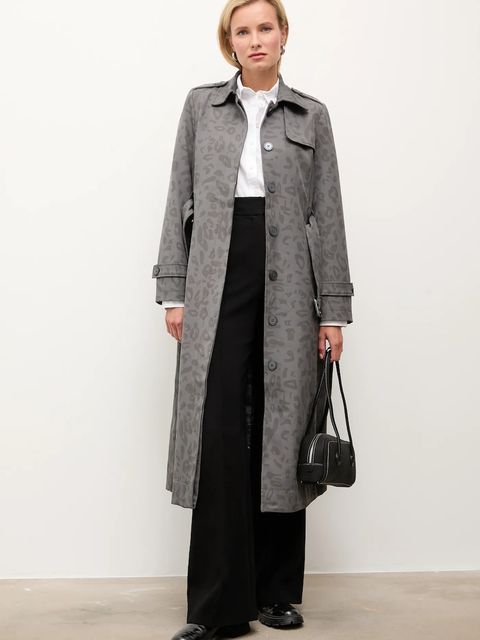 Answear.LAB płaszcz kolor szary